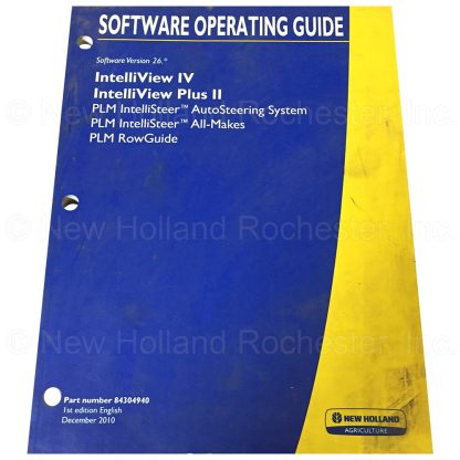 New Holland Operator Manual Part # 84304940