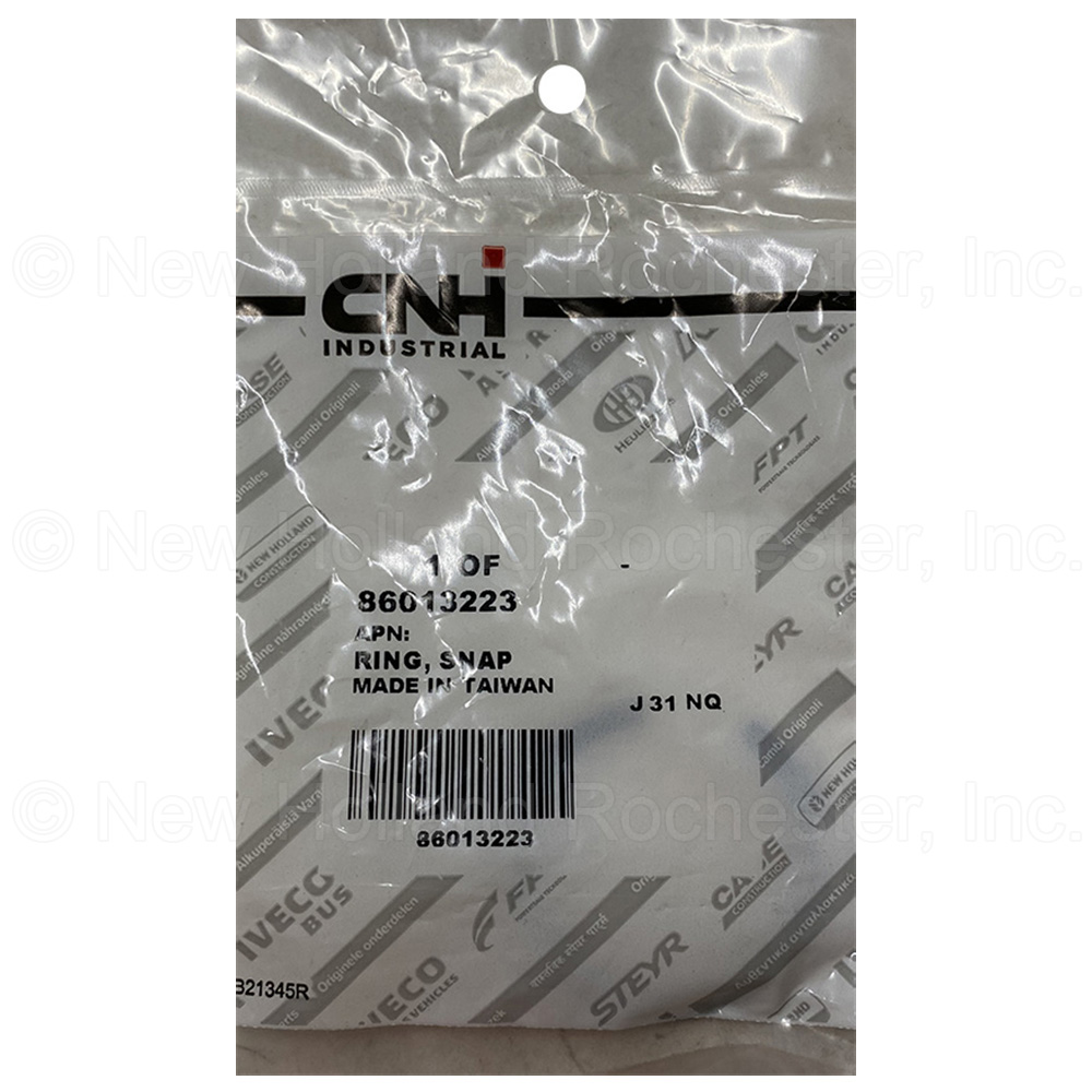 New Holland Snap Ring Part # 86013223 - Image 2