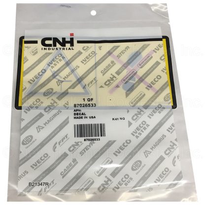 New Holland Decal Part # 87026533