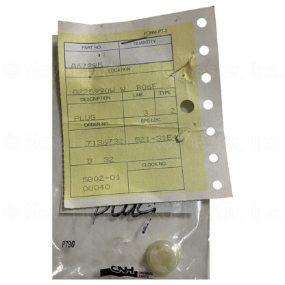 New Holland Plug Part # A67295