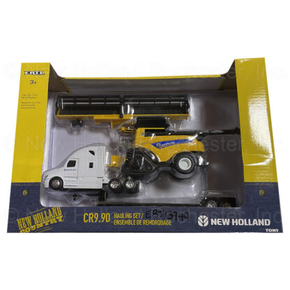 New Holland 1/64 CR9.90 Track Combine with Head & Semi Toy Part # ERT13949