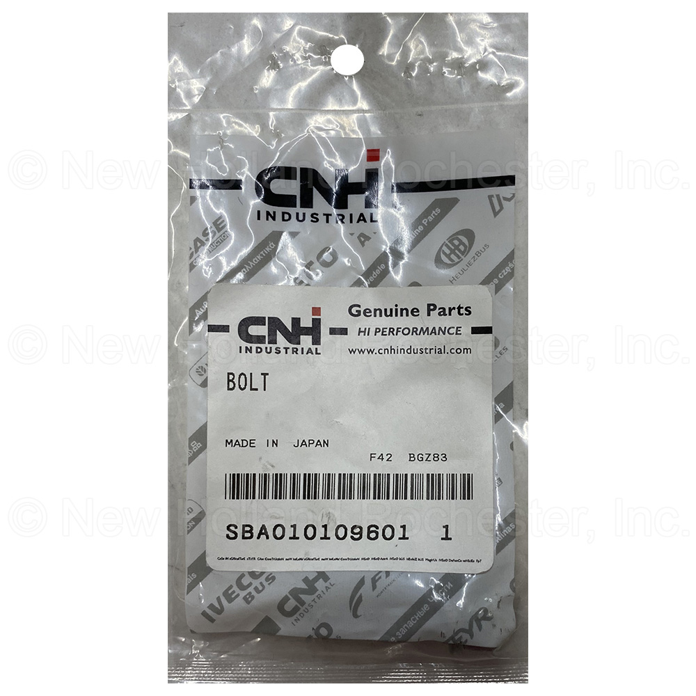 New Holland Bolt Part # SBA010109601 - Image 2