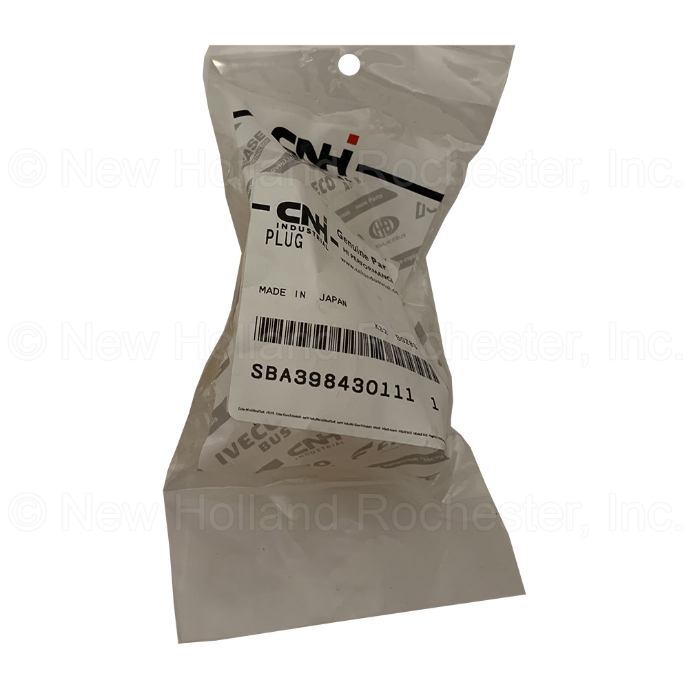 New Holland Plug Part # SBA398430111 - Image 2