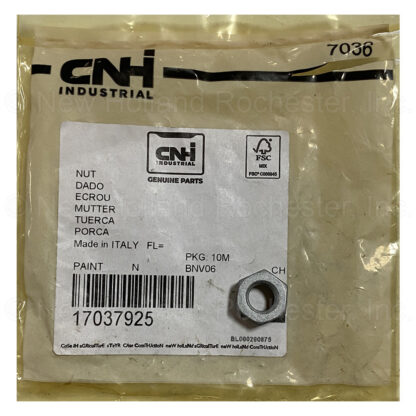 New Holland Nut Part # 17037925