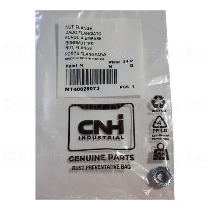 New Holland Flange Nut Part # MT40029073