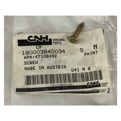 New Holland Screw Part # 190003840034