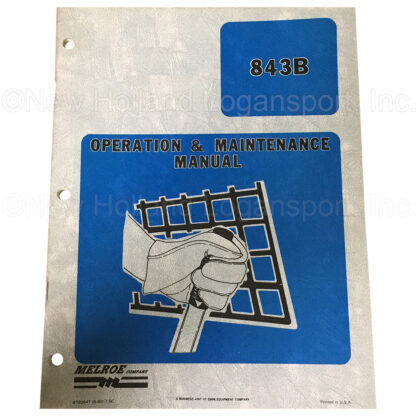 Bobcat 843B LDR Operator Manual Part # 6720547