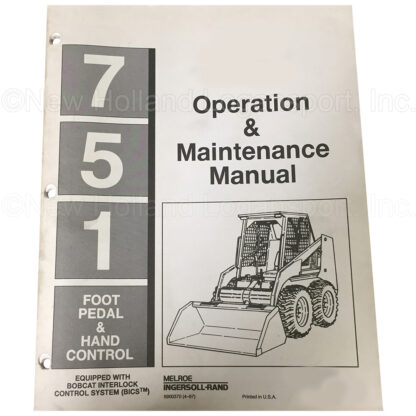 Bobcat 751 LDR Operator Manual Part # 6900370