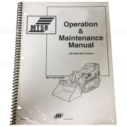 Bobcat MT50 LDR Operator Manual Part # 6901508