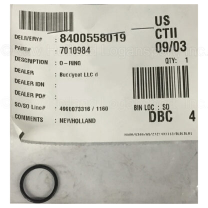Bobcat O-Ring Part # 7010984
