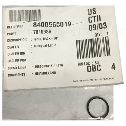 Bobcat Back-Up Ring Part # 7010986