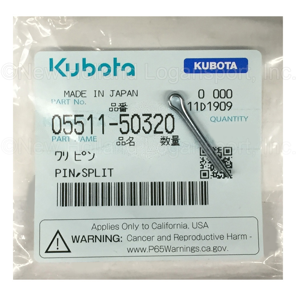 Kubota Split Pin Part 0551150320 New Holland Rochester