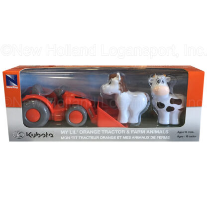 Kubota Tractor with Cow/Horse Preschool Toy Part # 77700-10780