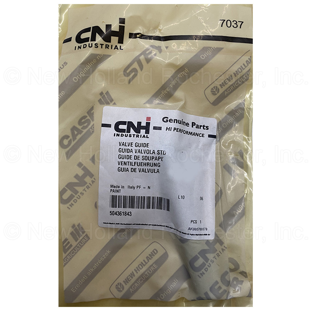 New Holland Guide Valve Part 504361843 New Holland Rochester