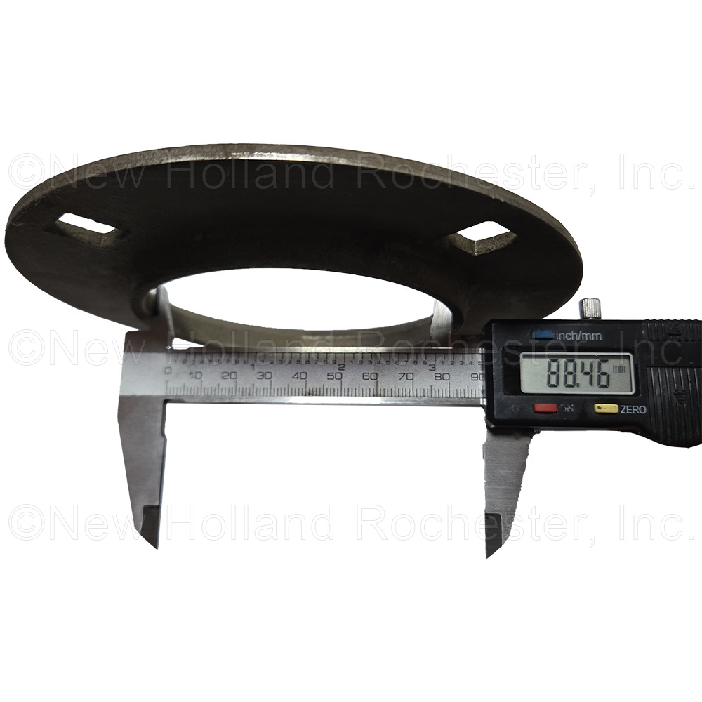 Burns 90mm 4-Bolt Round Steel Flange Part # 90MS - Image 4