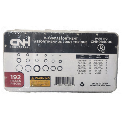 New Holland 192-Piece Buna SAE O-Ring Kit Part # CNH984000