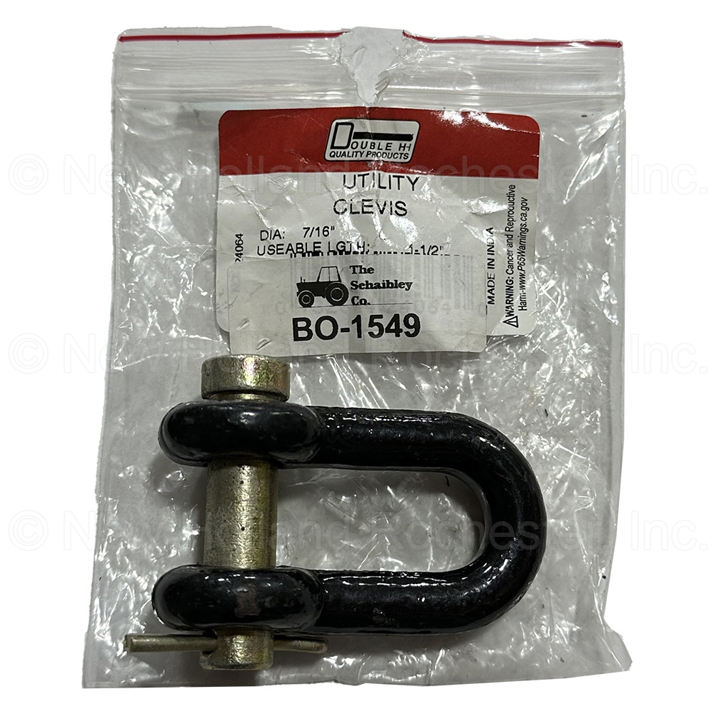 Double HH 7/16" Utility Clevis (Ref # 24064) Part # BO-1549