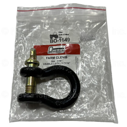 Double HH 7/16" Screw Pin Clevis (Ref # 24044) Part # BO-1649
