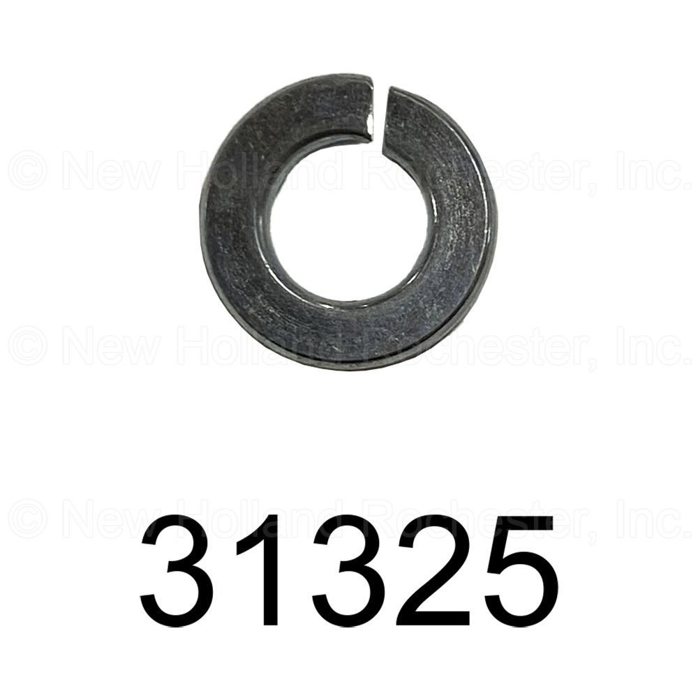 thumbnail image 2 of #4 Split Ring Lock Washers (Pack Of 100) - 18-8 Stainless Steel, 0.209" OD 2 of 4