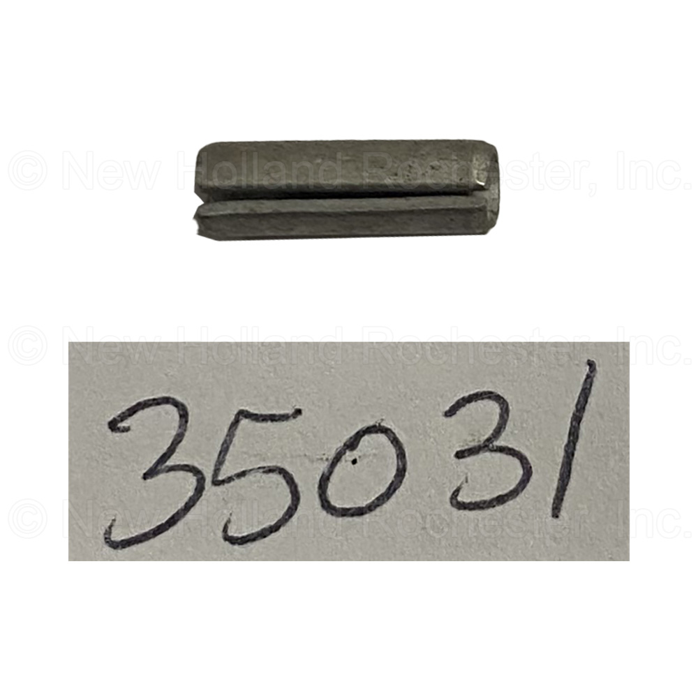 0.1563" Dia, 1/2" Slotted Spring Pin Part # 35031