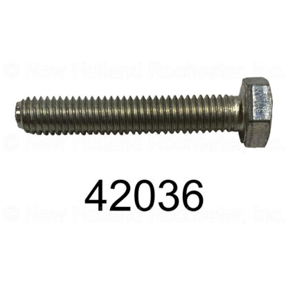 M6 x 1.00 x 35mm Hex Screw Part # 42036
