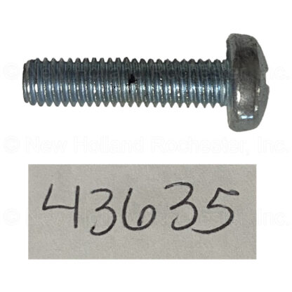 M6x1 x 25.00 mm Machine Screw Part # 43635