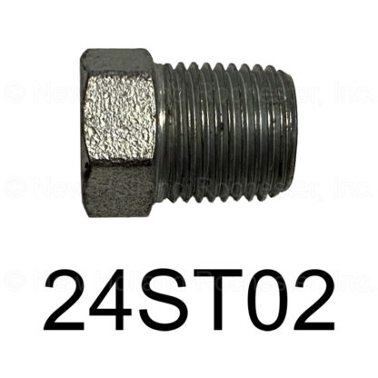 Burns 1/8"-27 Steel Pipe Hex Head Plug Part # 24ST02