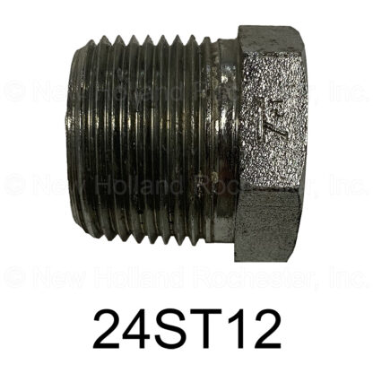 Burns 3/4"-14 Steel Pipe Hex Head Plug Part # 24ST12