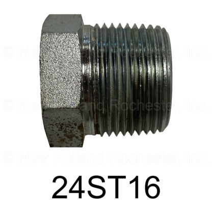 Burns 1"-11 1/2 Male Steel Pipe Hex Head Plug Part # 24ST16