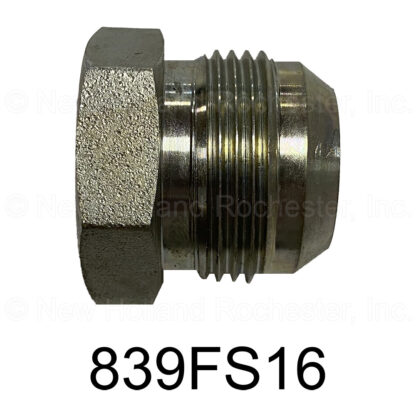 Burns 1-5/16"-12 JIC 37-Deg Male Plug Part # 839FS16