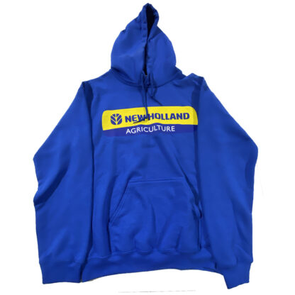 New Holland Men's Small Blue Hooded Sweatshirt Part # BLUEHOODIE-S