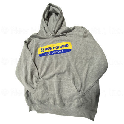 New Holland Men's 2XL Gray Hooded Sweatshirt Part # GRAYHOODIE-2XL