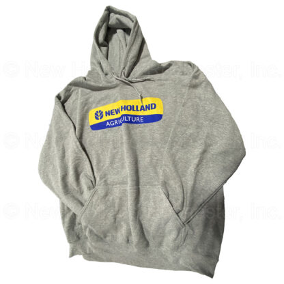 New Holland Large Gray Hooded Sweatshirt Part # GRAYHOODIE-L