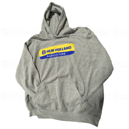 New Holland Men's XL Gray Hooded Sweatshirt Part # GRAYHOODIE-XL