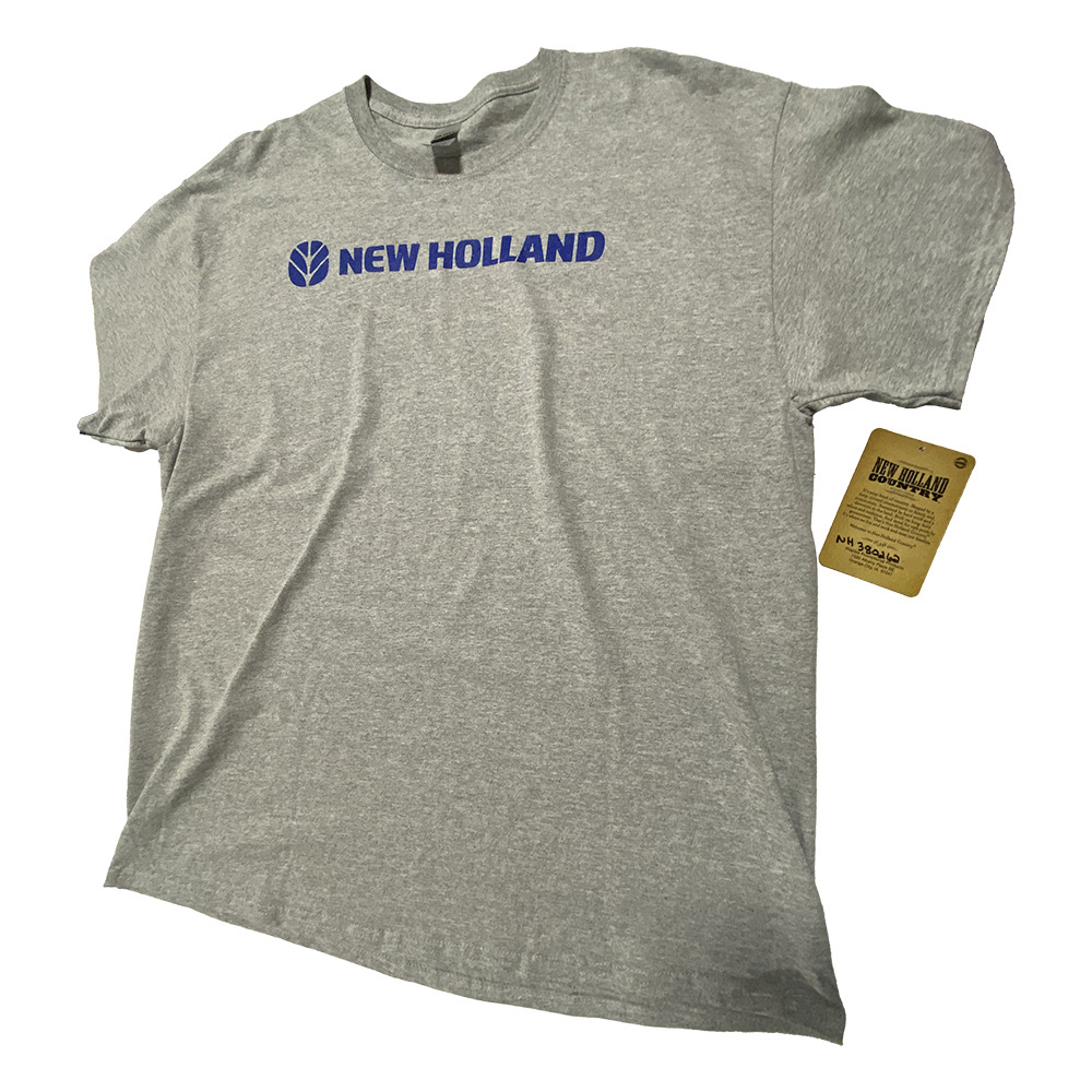 New Holland Men's Large Gray T-Shirt Part # NH380262-L - New Holland ...