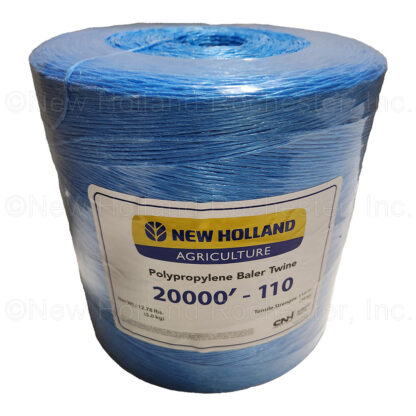 New Holland 20,000ft x 110 Knot Strength Blue Plastic Twine Part # NH20000X110SFNBB