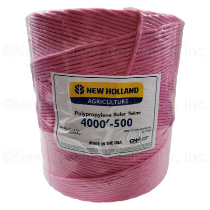 New Holland 4,000ft x 500 Knot Strength Pink Plastic Twine Part # NH4000X500NBP