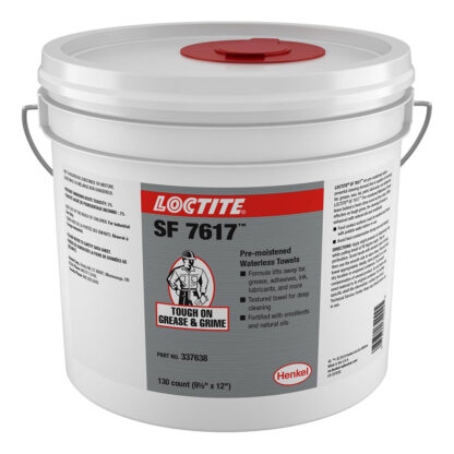 LOCTITE SF 7617 Industrial Hand Wipes 130-Count Canister Part # MC34944