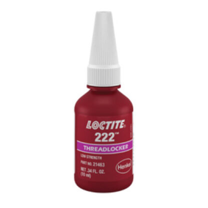 LOCTITE 10ml Threadlocker 222 Bottle Part # MCC21463