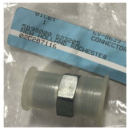 Caterpillar 22.23mm Hexagonal Plate Steel Straight Adapter Part # 6V-8639