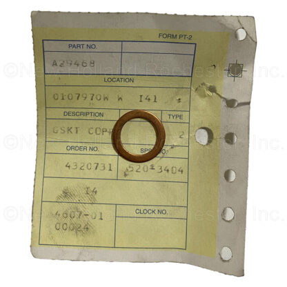 Case IH Copper Gasket Part # A29468
