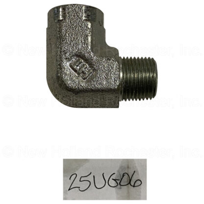 Burns 90 Degree Elbow 3/8" NPT Adapter Part # 25UG06