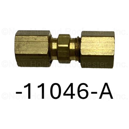 5/16-24, 1/8" Tube OD Compression Tube Union Part # -11046-A