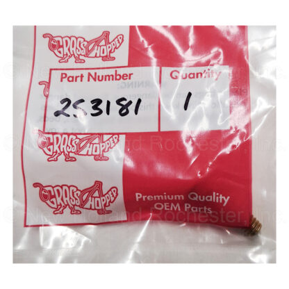 Grasshopper Bolt Part # 253181