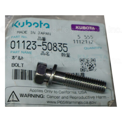 Kubota M8 x 1.25 x 35mm Bolt Part # 01123-50835