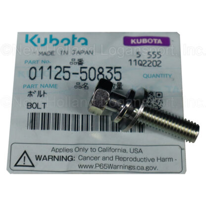 Kubota M8 x 1.25 x 35mm Bolt Part # 01125-50835