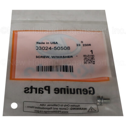 Kubota Screw with Washer Part # 03024-50508