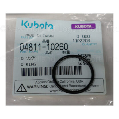 Kubota O-Ring Part # 04811-10260