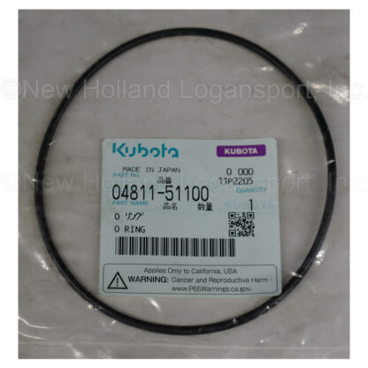 Kubota O-Ring Part # 04811-51100