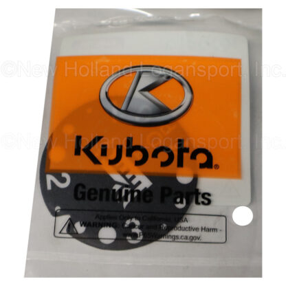 Kubota Dial Label Part # K2581-65280